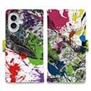 【手帳型】アオリイカ　ペンキペイント