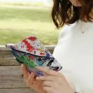 【手帳型】ブラックバス　ペンキペイント