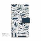 【手帳型】トラウトのシームレスパターン