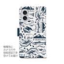 【手帳型】トラウトのシームレスパターン