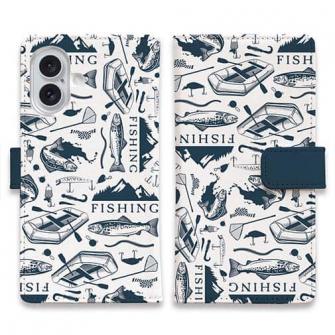 【手帳型】トラウトのシームレスパターン