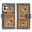 【手帳型】ビンテージ・トラウト