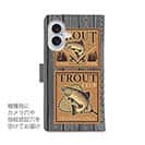 【手帳型】ビンテージ・トラウト