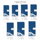 【手帳型】浮世絵風　波のイラスト