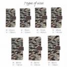 【手帳型】ブラックバス　迷彩大柄　アーミーカラー　パート2