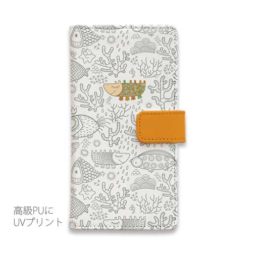 【手帳型】カワキモな魚たち