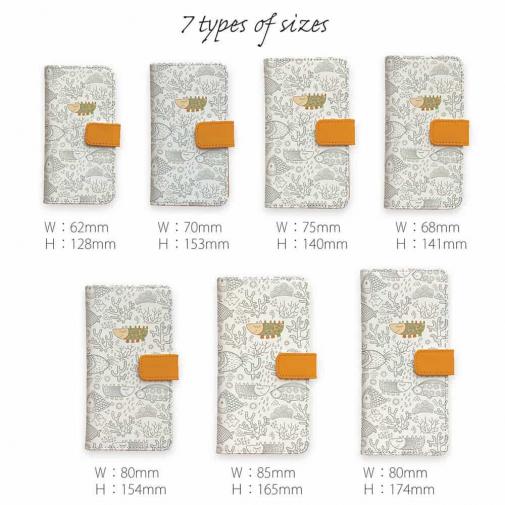 【手帳型】カワキモな魚たち