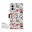 【手帳型】ハート猫