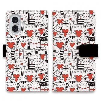 【手帳型】ハート猫