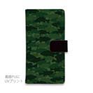 【手帳型】HEDGEHOG STUDIO　迷彩柄　ブラックバス　ウォーターメロン