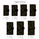 【手帳型】HEDGEHOG STUDIO　迷彩柄　ブラックバス　グリーンパンプキン