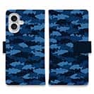 【手帳型】HEDGEHOG STUDIO　迷彩柄　ブラックバス　F-2