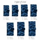 【手帳型】HEDGEHOG STUDIO　迷彩柄　ブラックバス　F-2