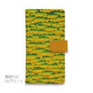 【手帳型】HEDGEHOG STUDIO　迷彩柄　ブラックバス　ホットタイガー