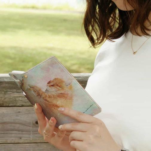 【手帳型】眠る猫