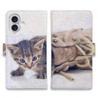【手帳型】ブーツの中の子猫