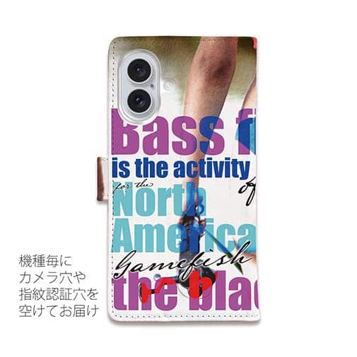 【手帳型】Bass Fishing