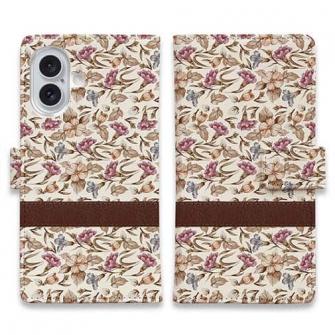 【手帳型】ビンテージな花柄