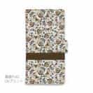 【手帳型】ビンテージなバタフライ(蝶)