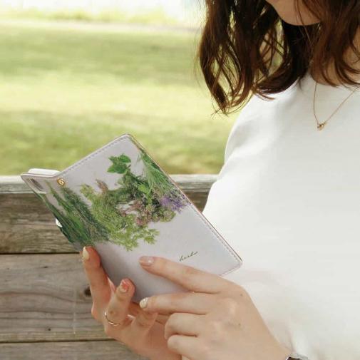 【手帳型】キッチンのハーブたち