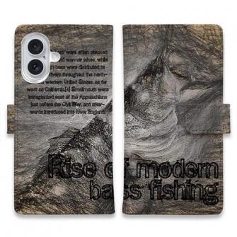 【手帳型】バスフィッシング　ダ・ビンチ風