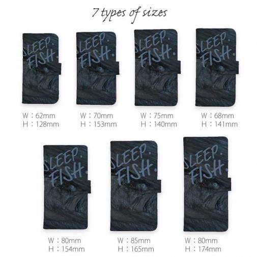 【手帳型】Eat.Sleep.Fish... black bass