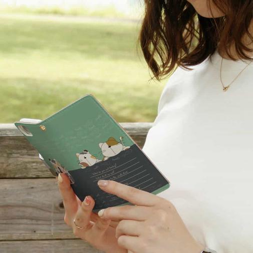 【手帳型】2匹の猫の会話