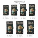 【手帳型】カフェオレフラペチーノ英語バージョン