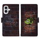 【手帳型】クレイジーバス　落書き風