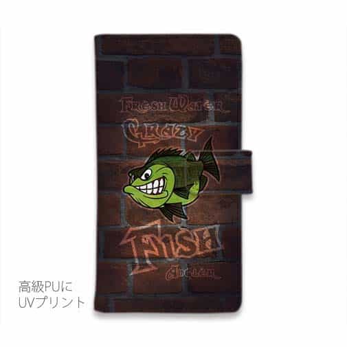 【手帳型】クレイジーバス　落書き風