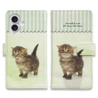 【手帳型】生後20日の可愛い子猫　イラスト