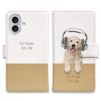 【手帳型】レトリバーだってNo Music No Life