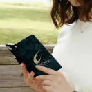 【手帳型】鬼掛　黒刃(くろやいば)　オーシャンブルー