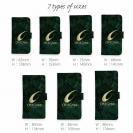 【手帳型】鬼掛　黒刃(くろやいば)　ターコイズ