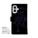 【手帳型】リールの解説　手書き風　ブラック