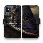 【手帳型】チヌ&釣研ロゴ