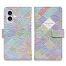 【手帳型】手書きのタイル