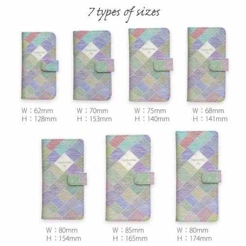 【手帳型】手書きのタイル