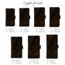 【手帳型】ブラックバス釣り　革風デザイン