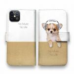 【手帳型】チワワだってNo Music No Life