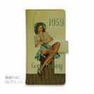 【手帳型】Gone Fishing ビンテージバージョン