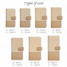 【手帳型】レザー風リボン&ショルダーストラップ　ベージュ