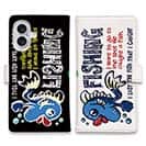 【手帳型】【釣りざんまい】ヘンテコなサカナくん​​​