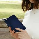 【手帳型】 UNIBASS　ロゴバック　ロイヤルブルー