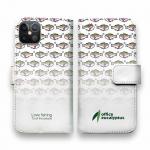 【手帳型】【eucalyptus】グレ鱒　ホワイト