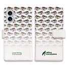 【手帳型】【eucalyptus】姫マス　ホワイト