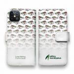 【手帳型】【eucalyptus】姫マス　ホワイト