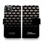 【手帳型】【eucalyptus】姫マス　ブラック