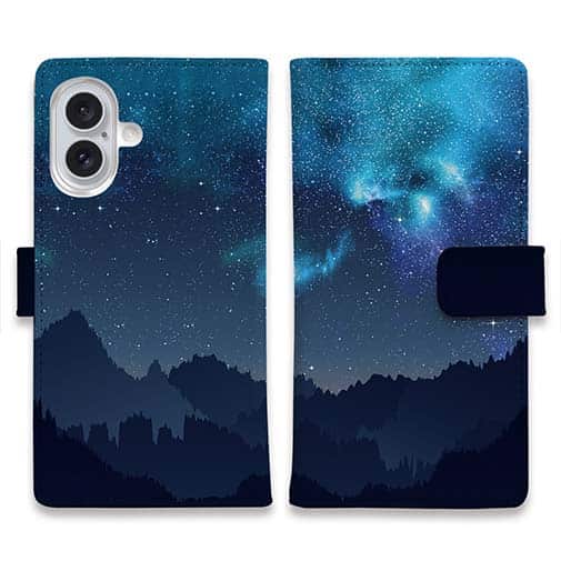【手帳型】ギャラクシーな夜 スマホケース
