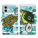 【手帳型】【釣りざんまい】ありそでなさそなクランクベイト